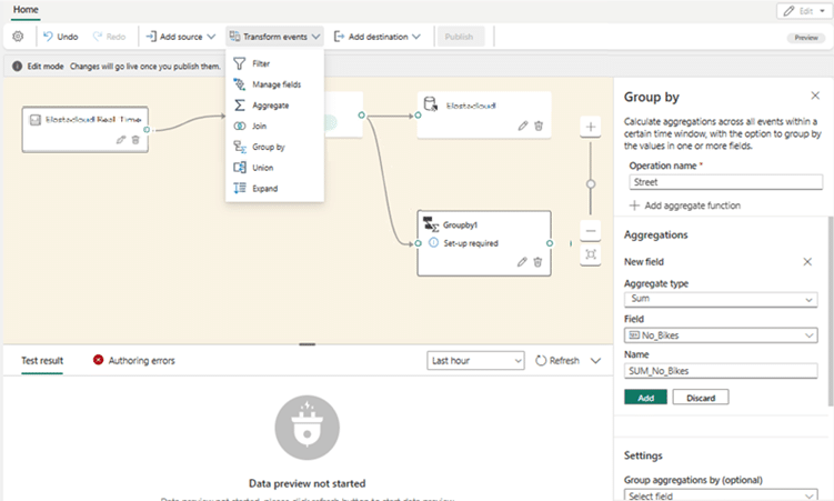 data grouping microsoft fabric