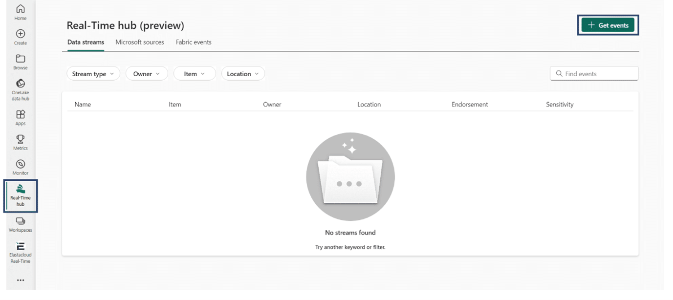 data real time hub