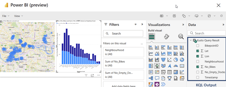 power bi report fabric